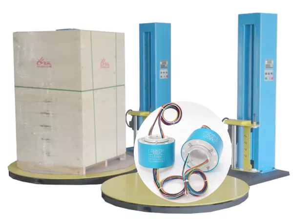 Application of the through bore slip ring in packaging equipment. How to repair the slip ring stuck?